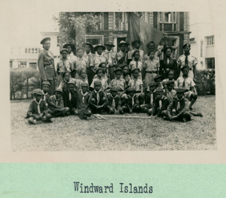 Guides, Scouts, and Cubs and Brownies on Windward Island, North Eastern Caribbean - Department of Health – National Fitness Office (Sports & Recreation) – Press Release Photo - Empire Youth Day & Royal Tours