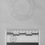 Imprint of the official seal of the Wodonga Sewerage Authority on paper.