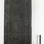 Back cover of a Kalamazoo visible card book used for accounting in the J. Mann & Sons General Store in Wodonga, Victoria. Black and white 10 cm scale to one side.