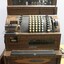 Front view of the National cash register used in the J. Mann & Sons General Store in High St, Wodonga, Victoria.