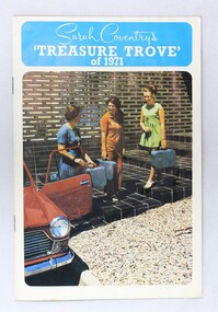 Front cover of the Sarah Coventry booklet for recruiting awards for jewellery sales in 1971.