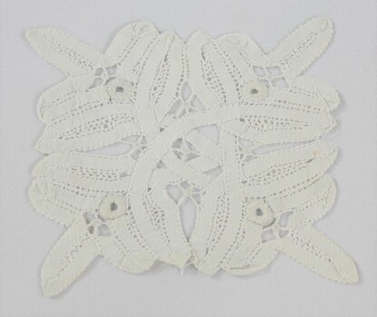 Haeusler Collection Handmade Broderie Anglaise Doily c.1920s