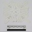 Haeusler Collection Handmade Broderie Anglaise Doily c.1920s with 10cm scale