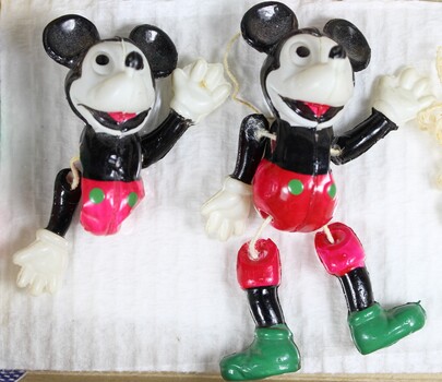 Haeusler Collection Walt Disney celluloid figurines with moving parts c.1930s
