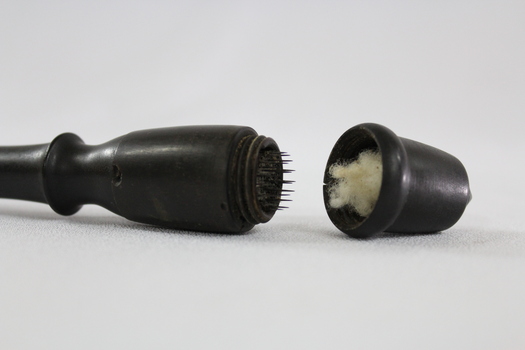 Close up detail of Haeusler Collection unidentified medical object c.1800s