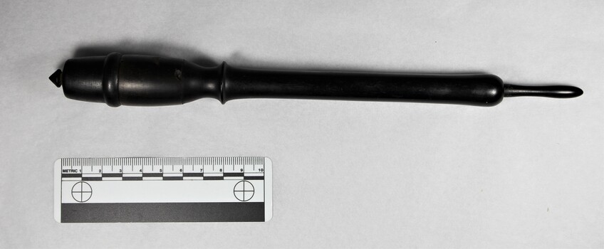 Haeusler Collection unidentified medical object c.1800s pictured with 10cm scale