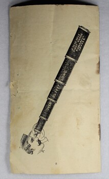 Back cover of Haeusler Collection Telescope booklet