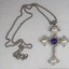 Faux Pearl Crucifix Necklace from the Sarah Coventry Jewellery Range