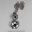Flower Necklace from the Sarah Coventry Jewellery Range, with 5cm scale