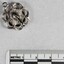 Reverse of Detachable Flower Necklace Pendant from the Sarah Coventry Jewellery Range pictured with 5cm scale