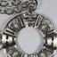 Makers mark of Silver toned Necklace from the Sarah Coventry jewellery range, "Astrology Zodiac" collection, c. 1970s - 1980s
