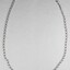 Silver toned Chain Necklace from the Sarah Coventry Jewellery Range c. 1970s-1980s with 5cm scale