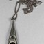 Silver toned Purple Pendant Necklace from the Sarah Coventry Jewellery Range c. 1970s-1980s