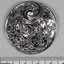 Silver toned Floral Design Scarf Clip from the Sarah Coventry Jewellery Range c. 1970s-1980s with 5cm scale