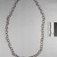 Silver toned Link Chain Necklace from the Sarah Coventry Jewellery Range c. 1970s-1980s, with 5cm scale