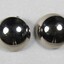 Silver toned Dome Shaped Clip on Earrings from the Sarah Coventry Jewellery Range c. 1970s-1980s
