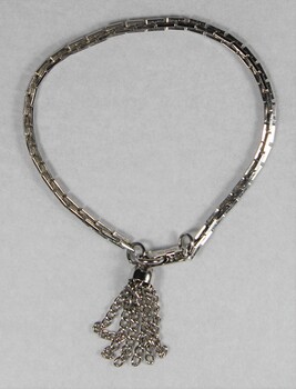 Silver toned Tassel Bracelet from the Sarah Coventry Jewellery Range c. 1970s-1980s