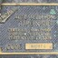Detail of the metal plate with the maker's name, type and code number, and certification of the flameproof telephone.