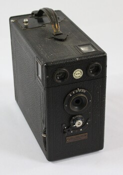 Haeusler Collection Camera c. early 1900s, front and side view