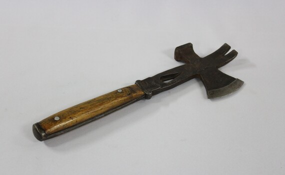 Haeusler Collection Steel Axe with wooden handle, c. early 1900s