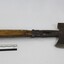 Haeusler Collection Steel Axe c. early 1900s with 10cm scale 
