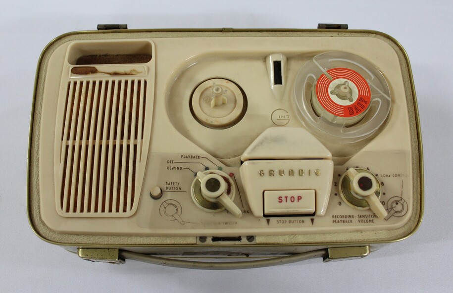 Functional object - Haeusler Collection Mid-Century Tape Recorder c. 1961,  Grundig Majestic International, 1961
