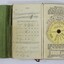 Photographic exposure calculator on back pages of exposure record book