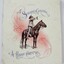 Front cover of booklet with an illustration of a soldier. 