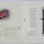 Interior pages showing song lyrics and illustration of a Union Jack