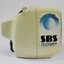 Proper right side of the Sanyo with  'SBS TELEVISION' sticker.