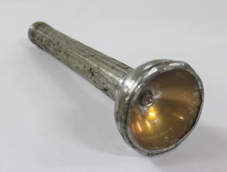 Front end of a metal torch.