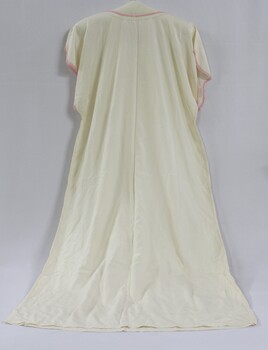 Hand Made Silk Nightdress by Mabel Church c. 1920s, back of garment 