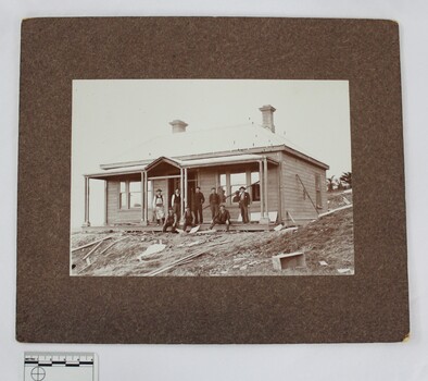 Photograph pictured with a 5cm scale