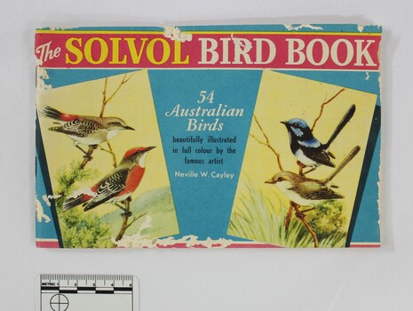 Haeusler Collection Australian Bird Book: "The Solvol Bird Book: 54 Australian Birds" with 5cm scale 