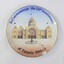 Circular ceramic plate commemorating the 150th anniversary of Victoria in 1984-85.