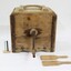 Butter Churn c. late 1800 - early 1900s with 10cm vertical scale
