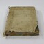 A large minute book with canvas cover attached. Used to record minutes of regular meetings of the Wodonga Benefit Building and Investment Society from 1873 until 1883