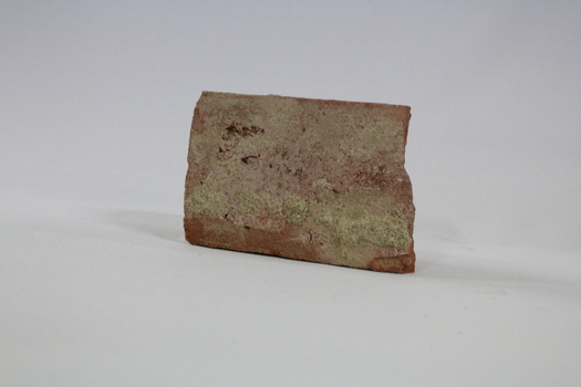 View of brick removed after demolition of the Wodonga Railway Station platform