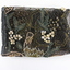 Bronze and gold embroidery and bead work on black mesh 
