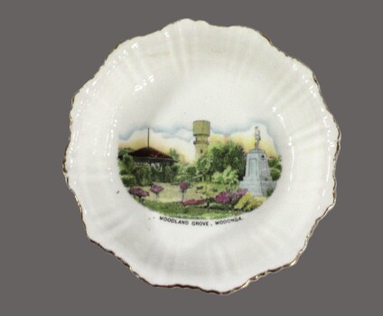  China Souvenir Bowl Woodland Grove Wodonga