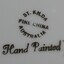 Image of the makers' mark on bottom of plate. St Kilda Fine China, Australia