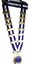 Sash and Presidential Badges Probus Wodonga. Victoria dated from 1986 to 1991