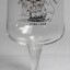 Opposite side of the wine glass showing the emblem for Australia's Bicentennial celebration