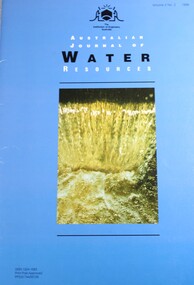 Journal - Australian Journal of Water Resources, The Institution of Engineers Australia, 1998