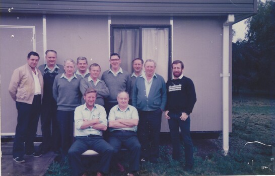 A group of participants at the Two-man Crewing Course in Wodonga