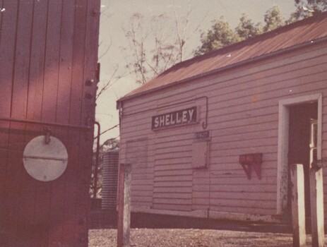 Shed at Shelley Railway Station