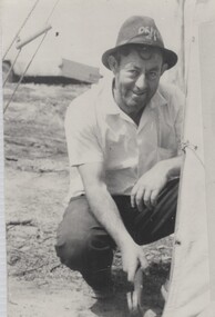 Cliff Thomas in working in Wodonga C. 1970