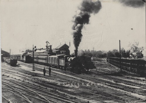 Steam Locomotive at Wodonga Station