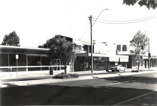 Section of  High Street West  including S.E.C.; Health Foods; Marks Bros. and Westpac