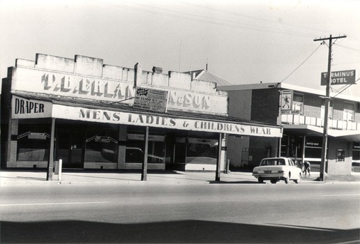 . B. Erlandsen & Son. Draper  and Terminus Hotel in High Street, Wodonga.
